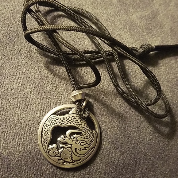 Pewter Dragon Necklace by Pepi and Company - Picture 3 of 4